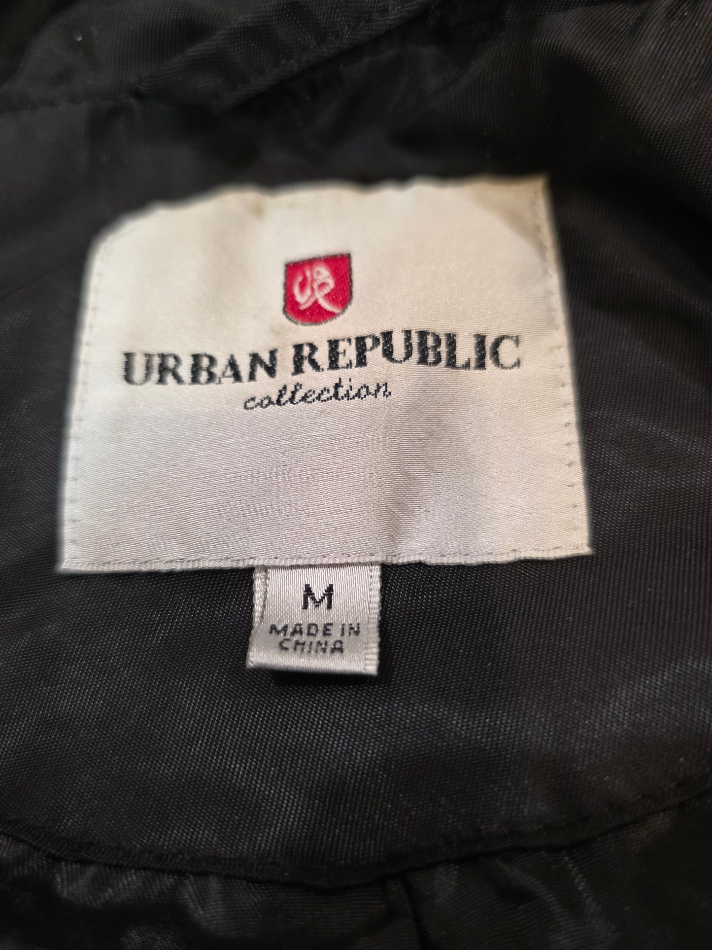 Urban Republic Women’s Black Utility Trench Raincoat Jacket | Size M