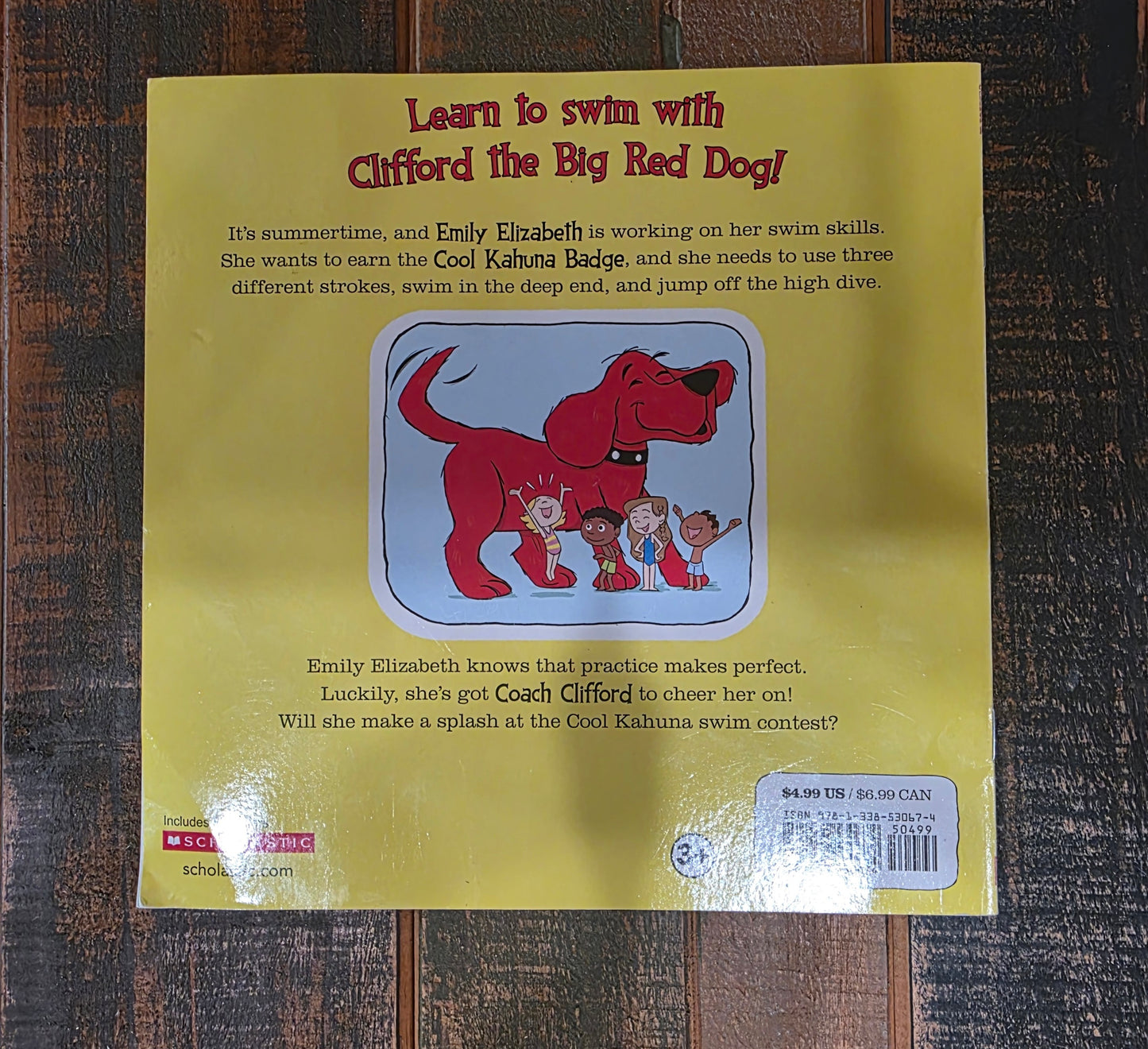 Clifford the Big Red Dog It’s Pool Time! By Norman Bridwell 1st printing 2019