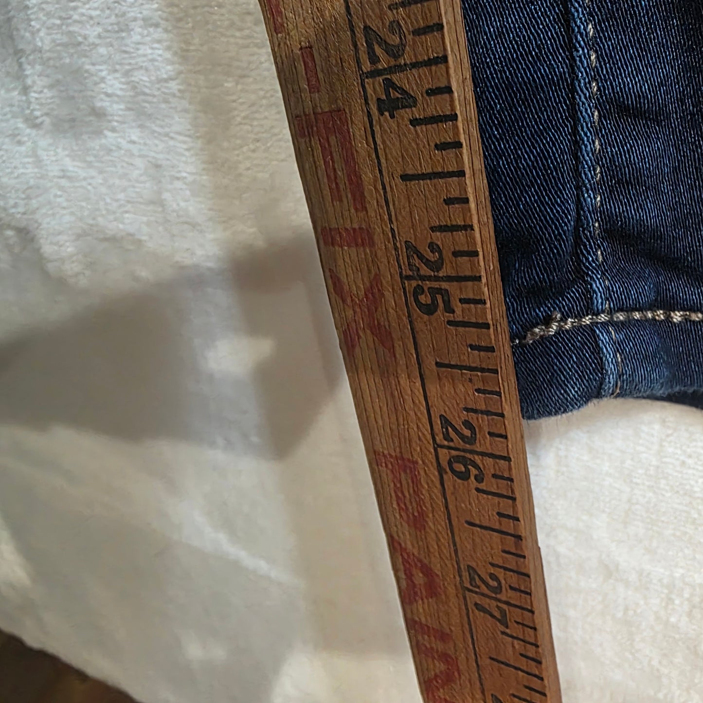 Nine West Jeans Women’s Cigarette Mid Rise Skinny Size 6 Dark Blue