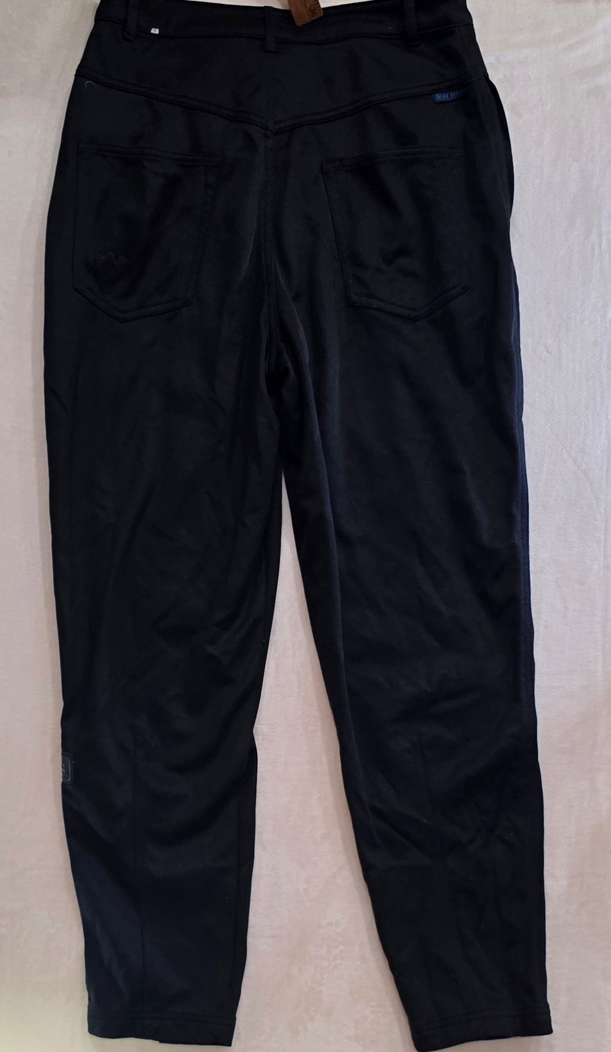 Adidas Adibreak Women’s Tripp Style Pants Size 6 Black Blue Version Snap Button