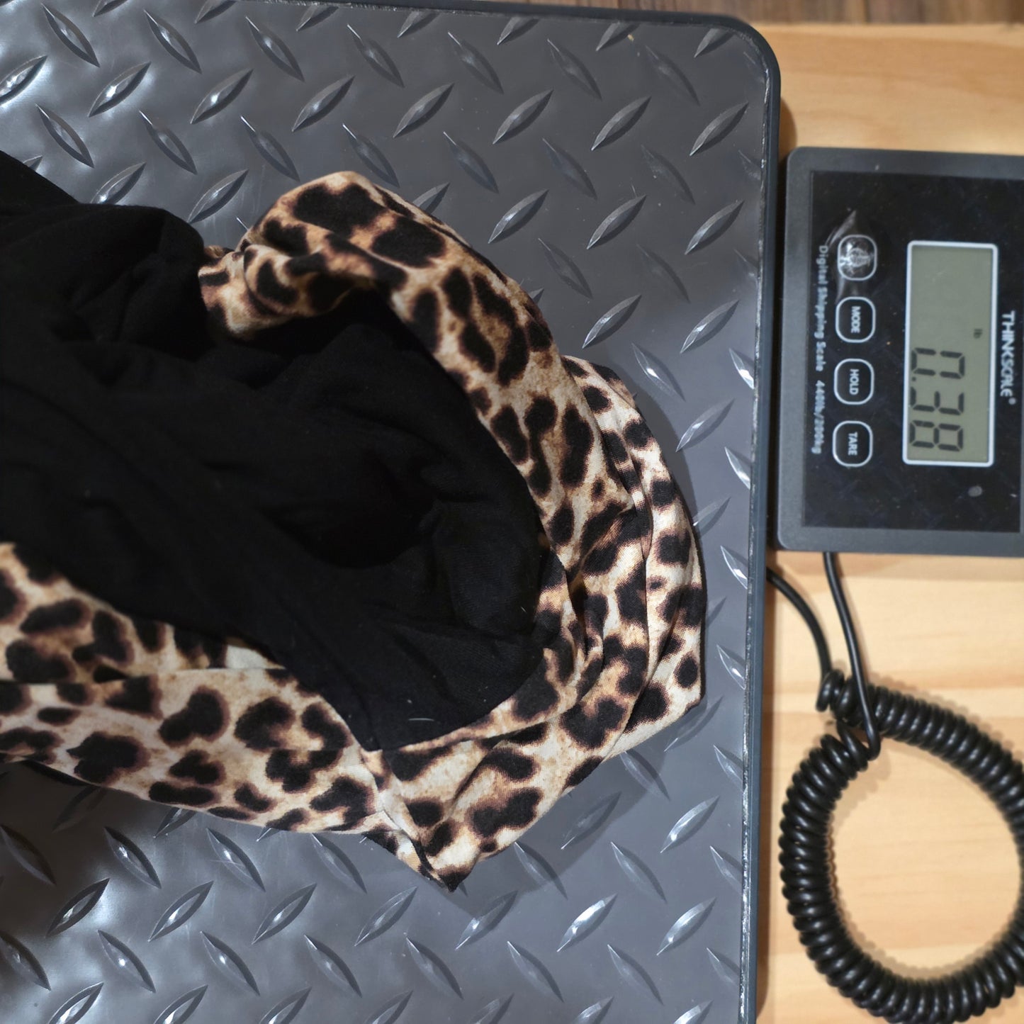 Womens Leopard Print Raglan Sleeve Top Black Casual Shirt Lightheart Size Large