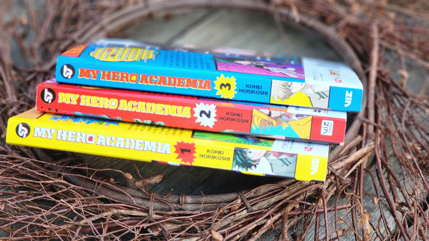 My Hero Academia Lot Vol. 1-3 by Kohei Horikoshi
