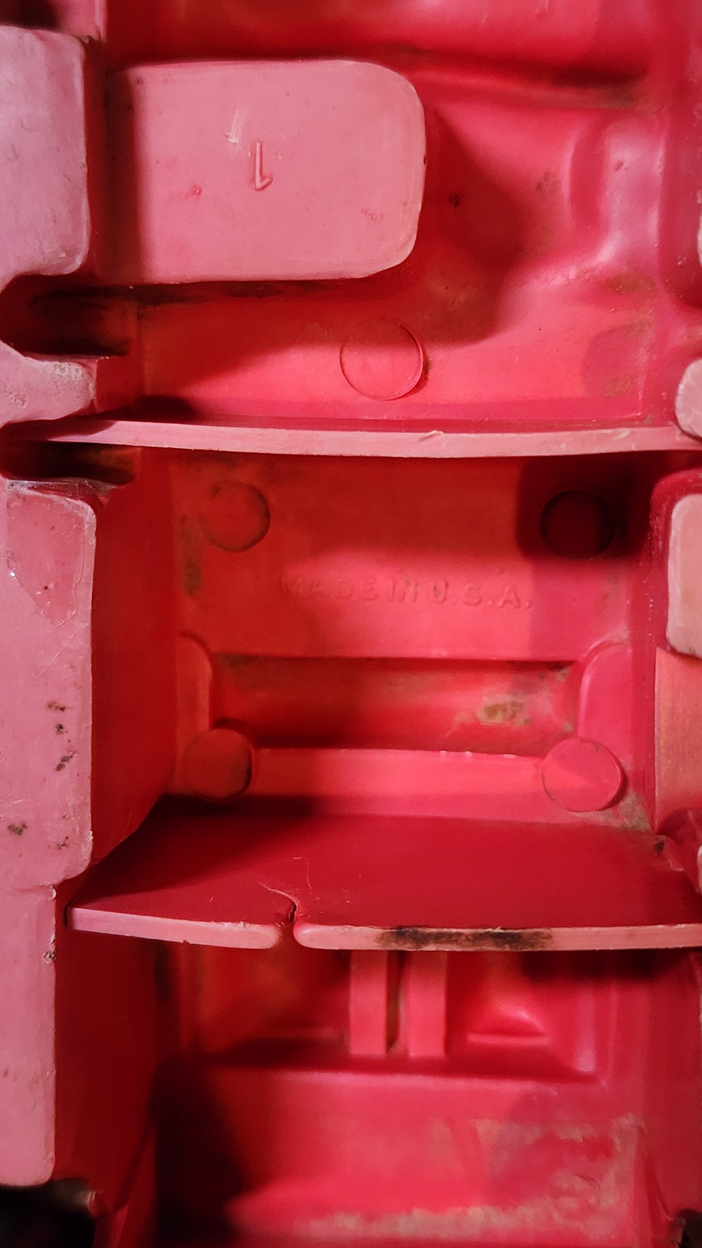 Vintage Auburn Rubber Fire Engine #502 – 7.5" Red Fire Truck, Made in USA
