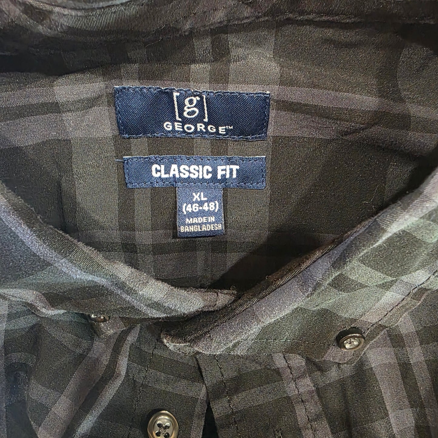 George Classic Fit Button-Down Shirt M Size XL