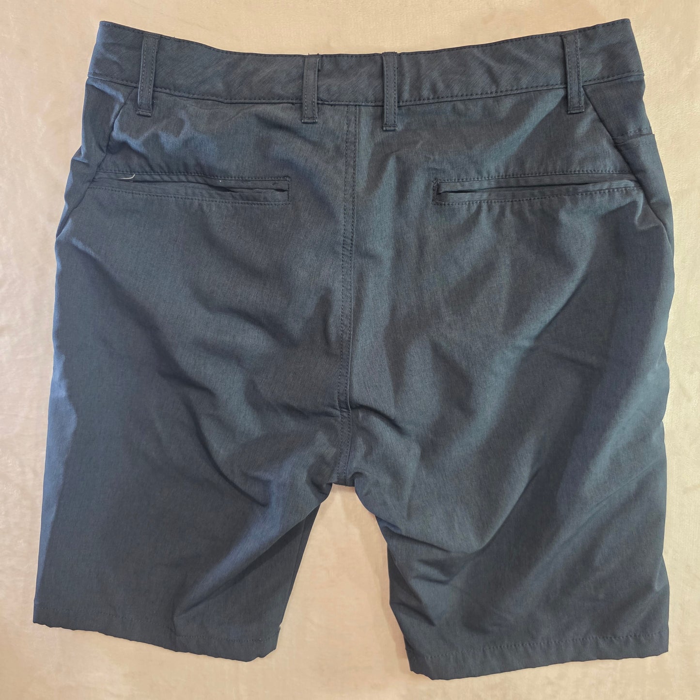 Kenneth Cole Shorts M Size 32 Navy Slim Fit Stretch Lightweight Tech