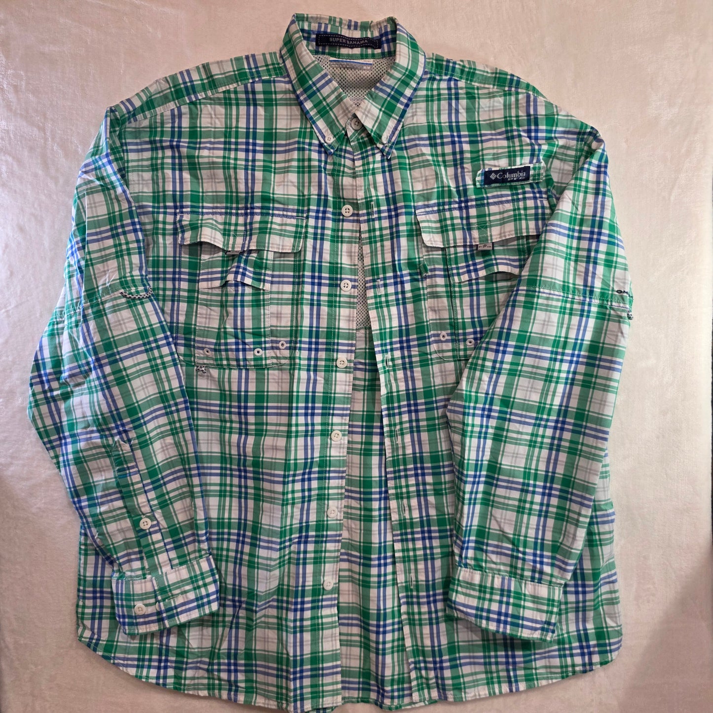 Columbia Super Bahama PFG Omni-Shade button down M Size M