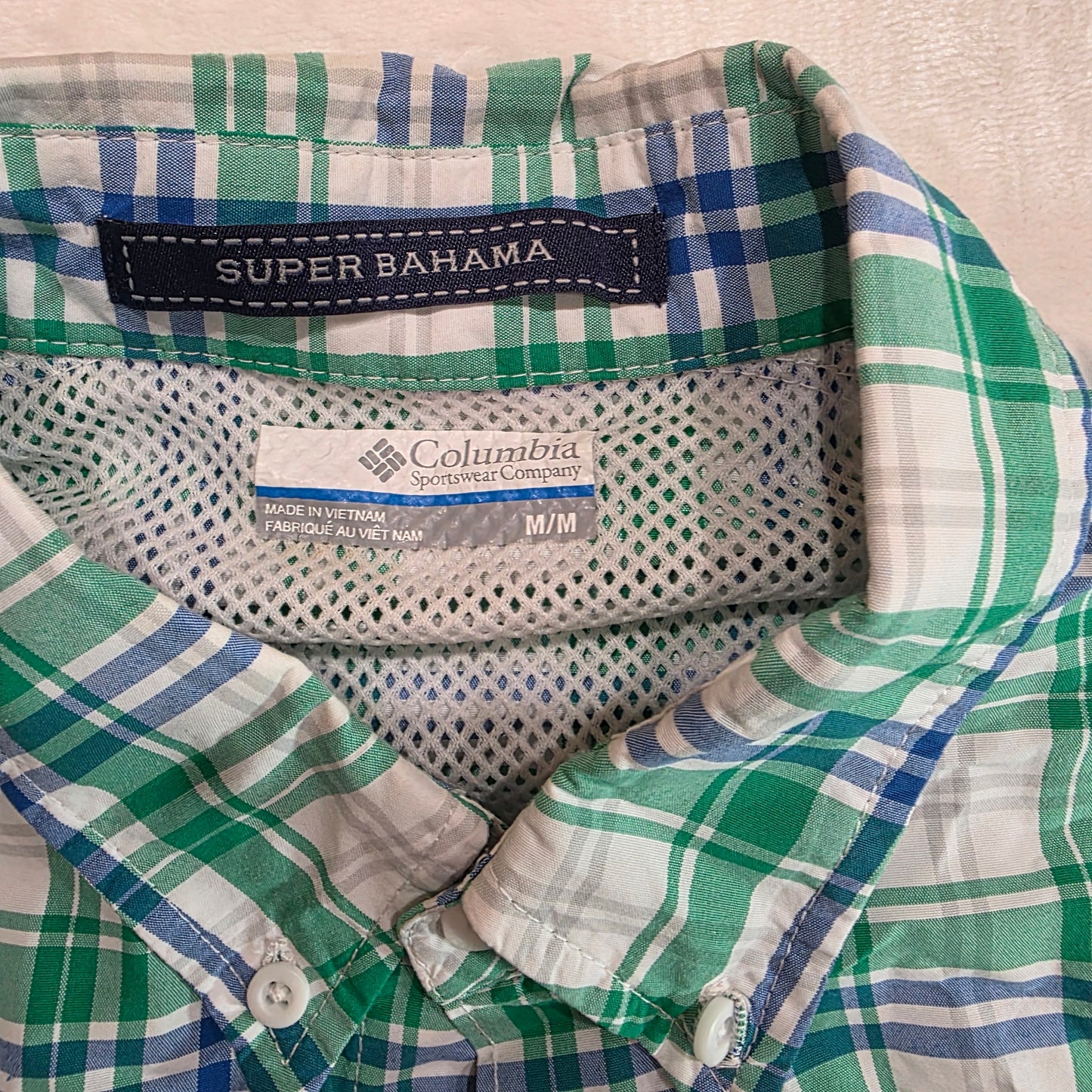 Columbia Super Bahama PFG Omni-Shade button down M Size M