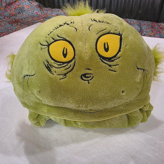 Dr. Seuss Kids the Grinch Hooded Throw Blanket