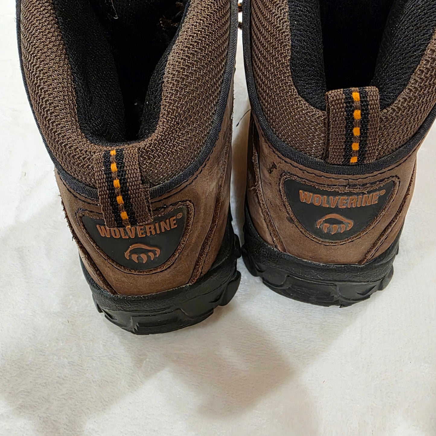 Wolverine Hudson Steel Toe Work Boots M Size 7.5 Leather ASTM Rated Safety