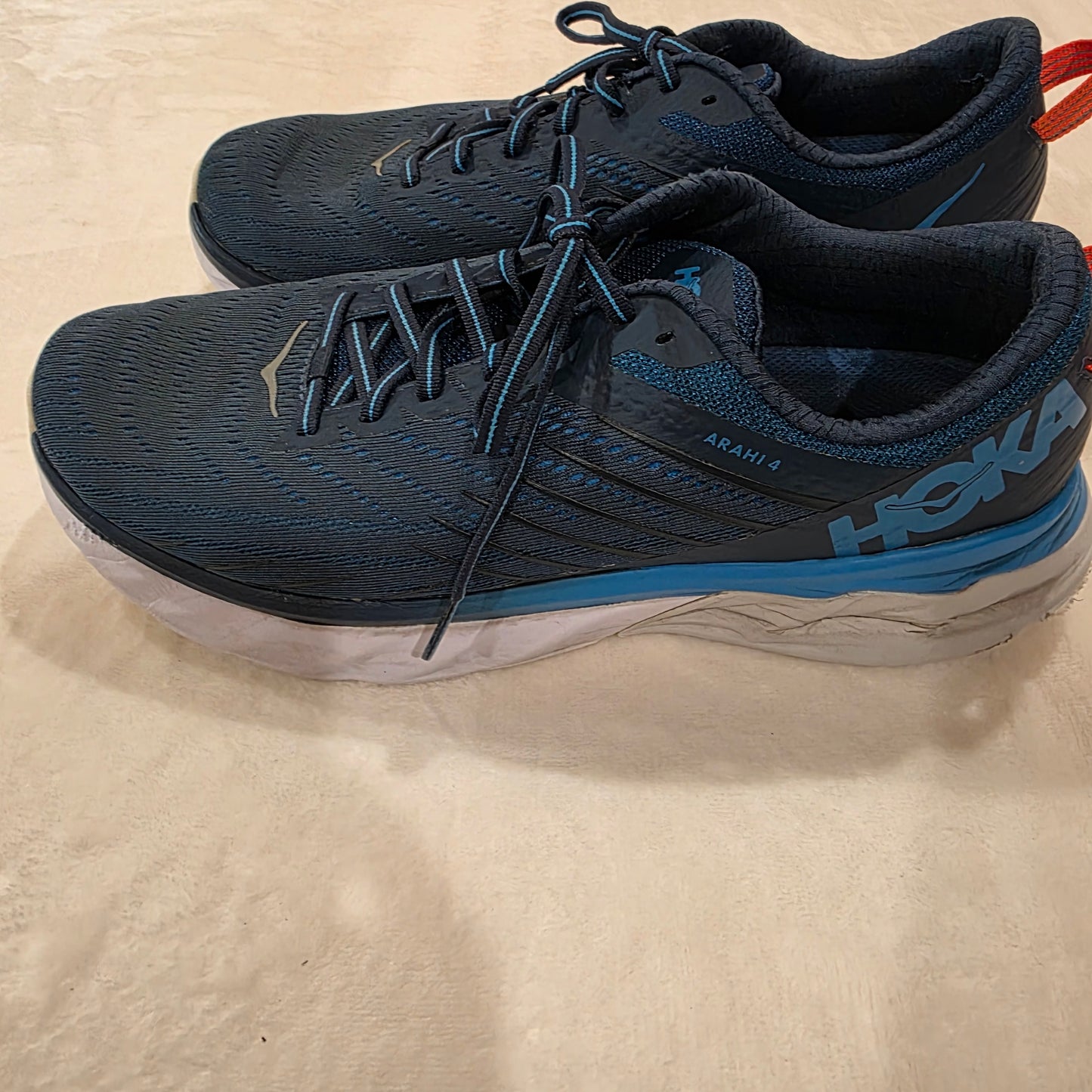 Hoka One One Mens Arahi 1106473 MBDBL Majolica Blue Running Shoes Size 12