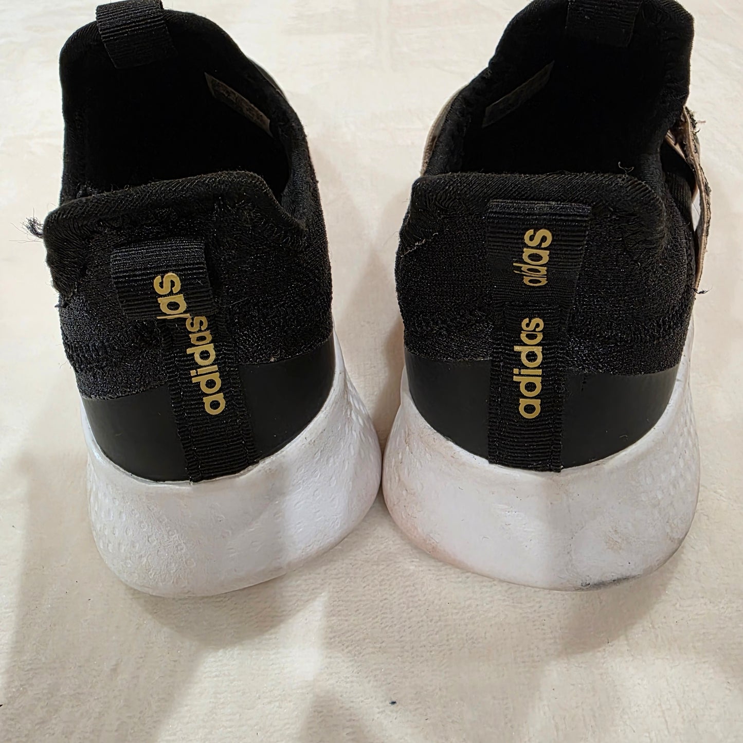 Adidas Puremotion Adapt Slip-on Black/Leopard Sneakers Women's Size 8.5
