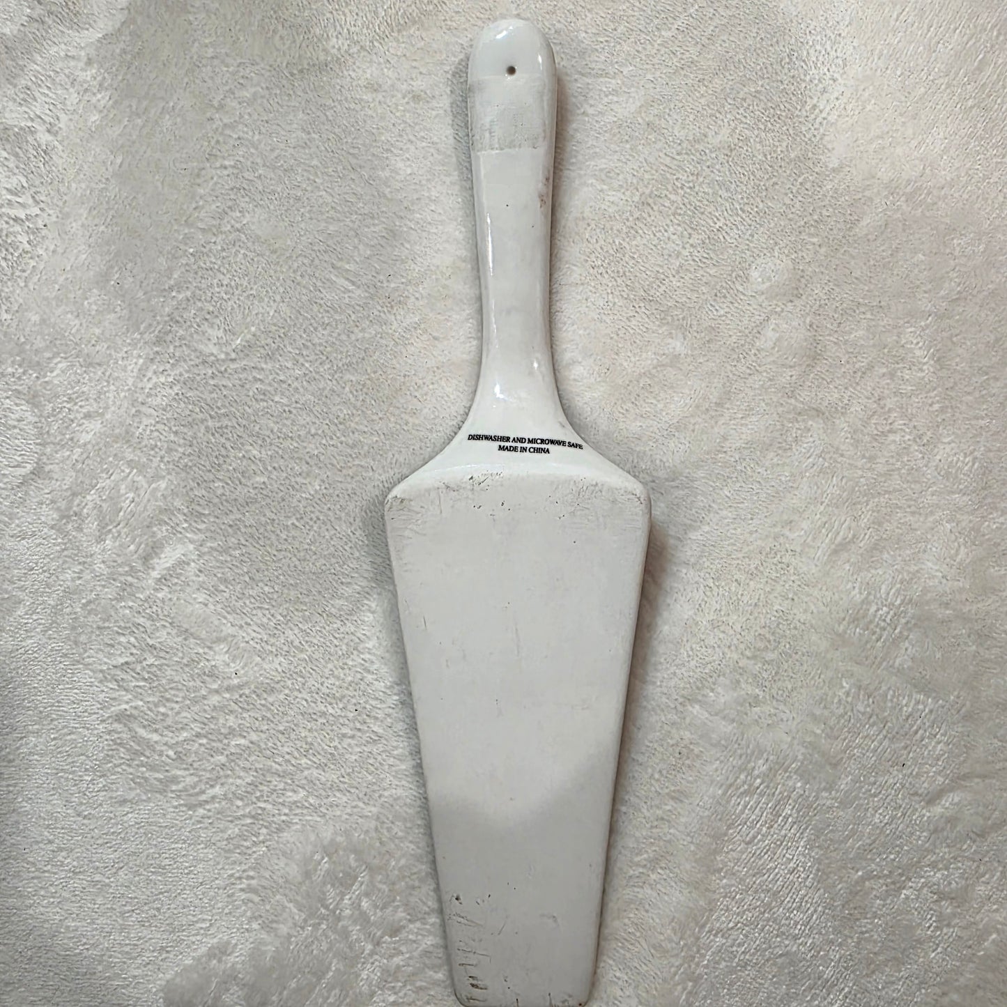 Christmas Holiday Santa Ceramic Pie Cake Server