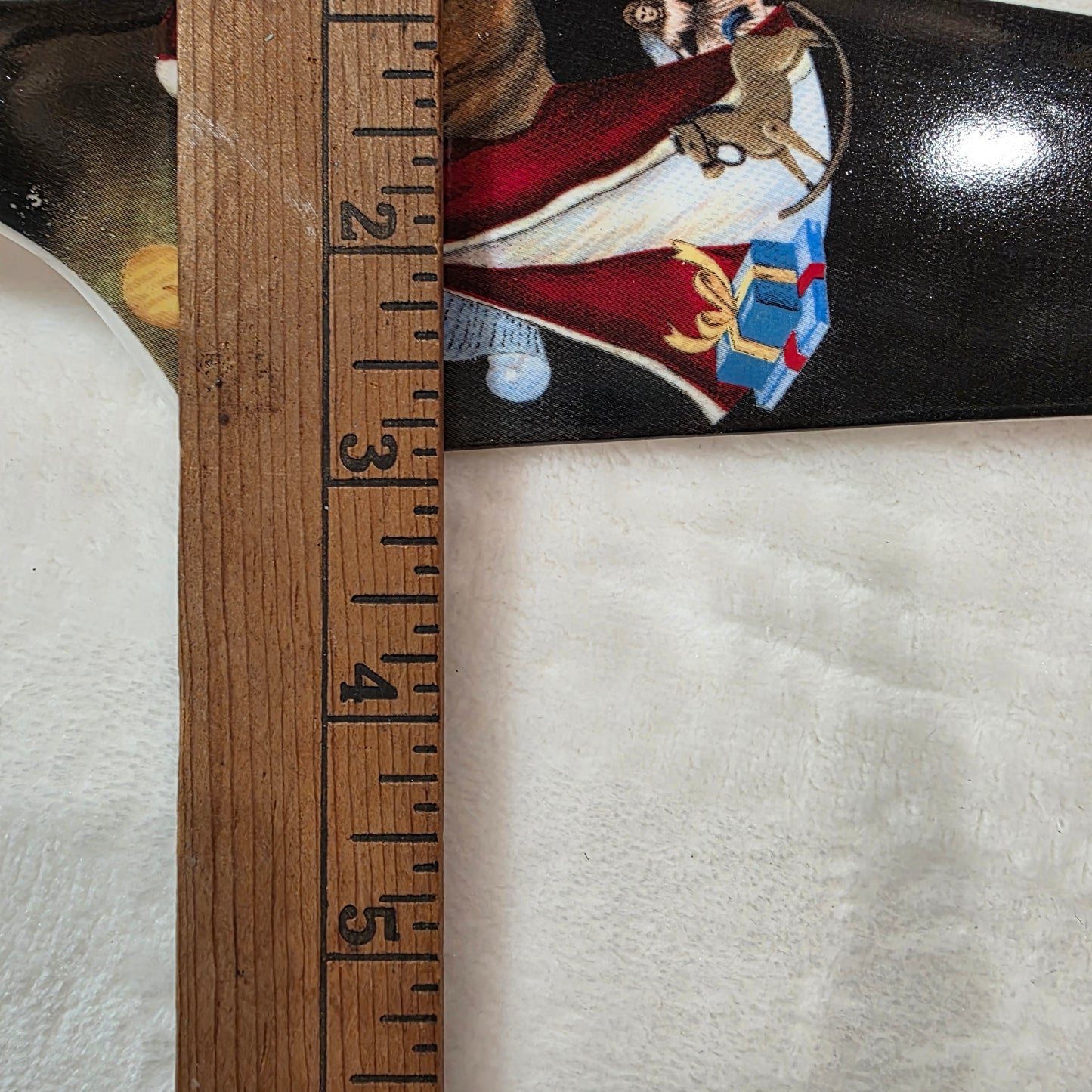 Christmas Holiday Santa Ceramic Pie Cake Server