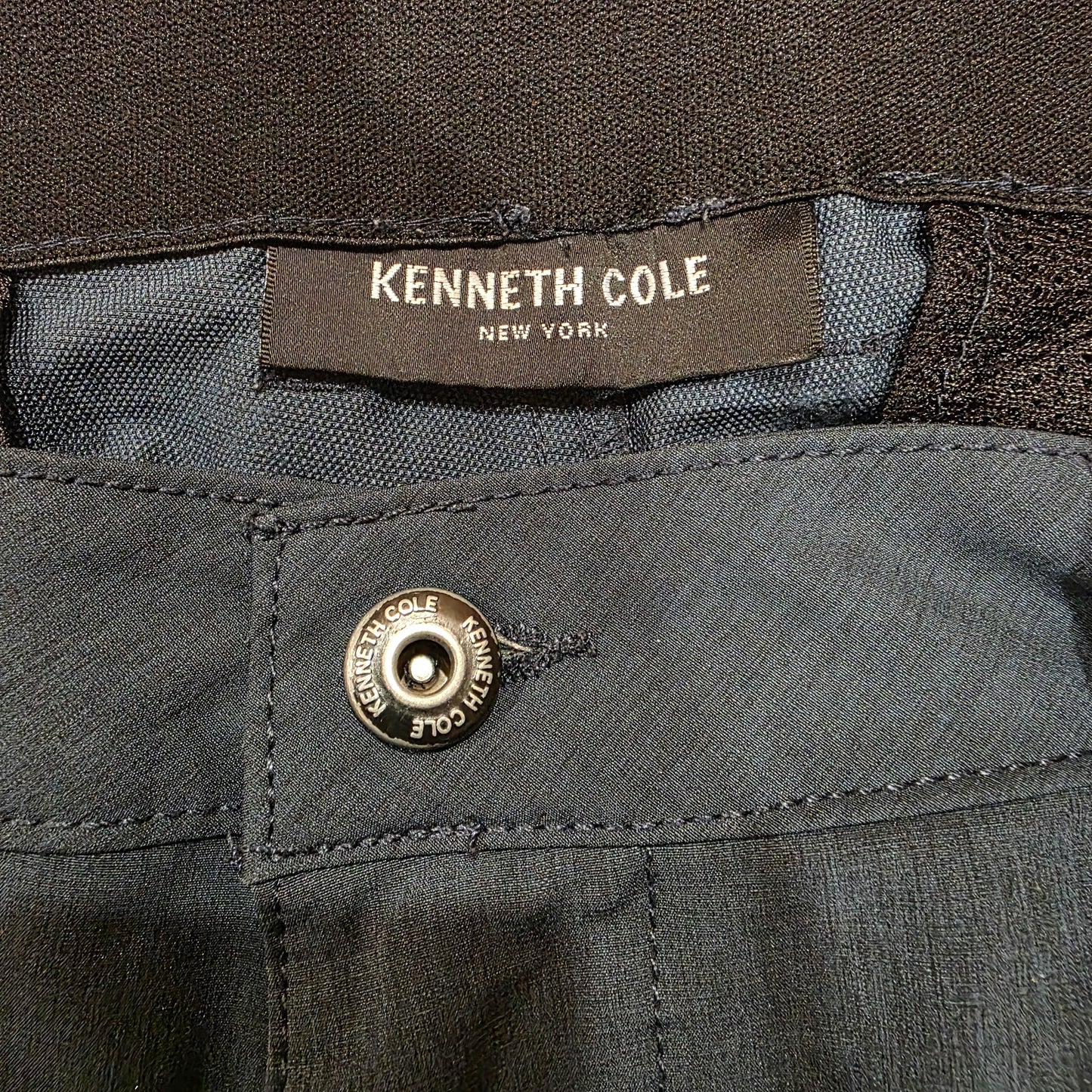 Kenneth Cole Shorts M Size 32 Navy Slim Fit Stretch Lightweight Tech