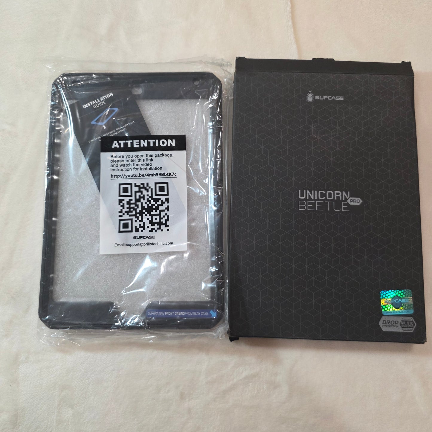 Apple iPad Mini 4 SUPCASE Unicorn Beetle Pro Case with Built-in Screen Protector NIB
