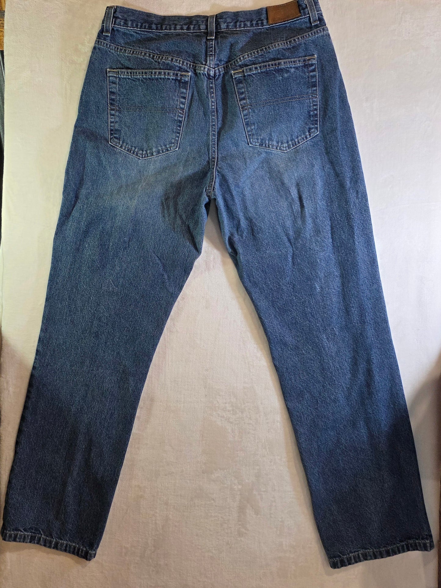 Tommy Hilfiger Straight Jeans Size 12 Womens Medium Wash Blue
