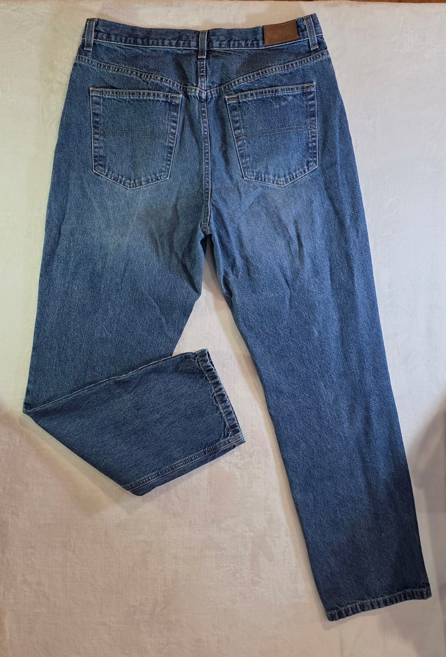 Tommy Hilfiger Straight Jeans Size 12 Womens Medium Wash Blue