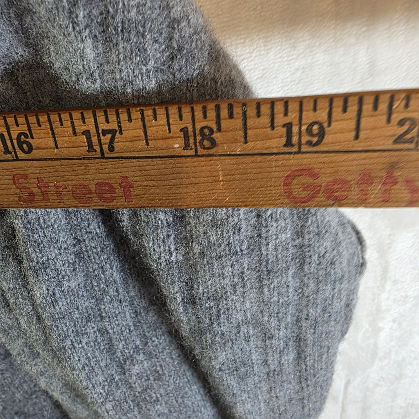 Daniele Blasi Men's Wool Blend Sweater Grey Zipper Front Large
