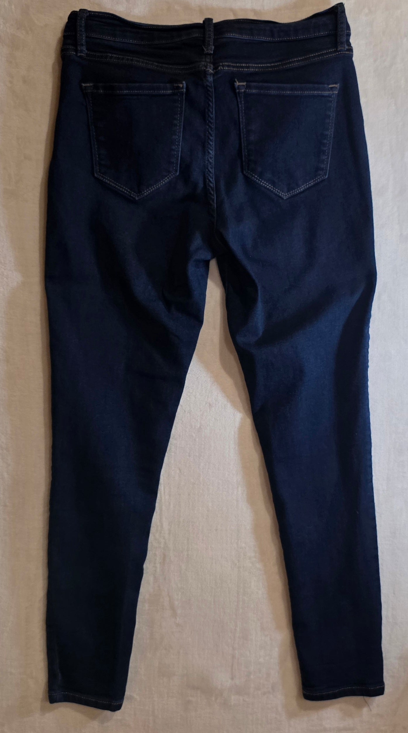 Nine West Jeans Women’s Cigarette Mid Rise Skinny Size 6 Dark Blue