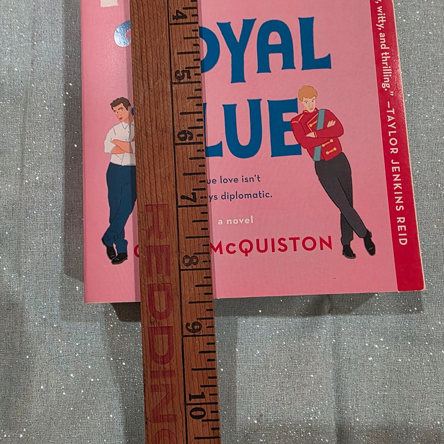 Red, White and Royal Blue a Novel by Casey Mcquiston Paperback Like New
