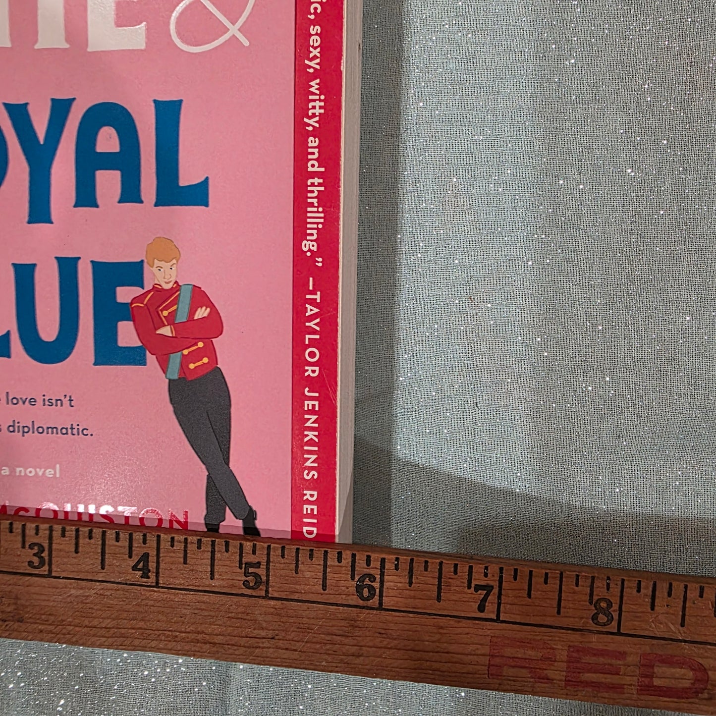 Red, White and Royal Blue a Novel by Casey Mcquiston Paperback Like New