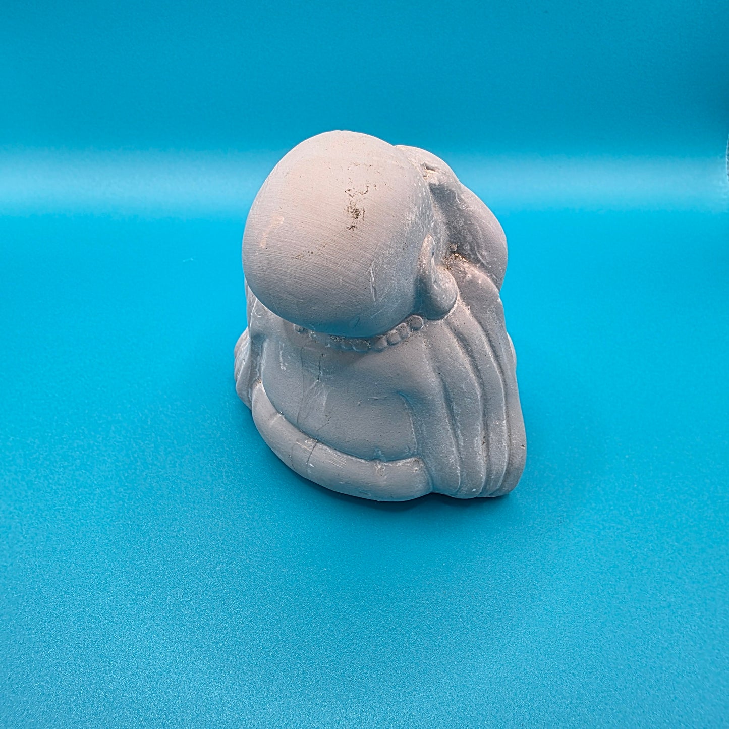 See No Evil Buddha Figurine Small Resin Statue Zen Meditation Spiritual Decor