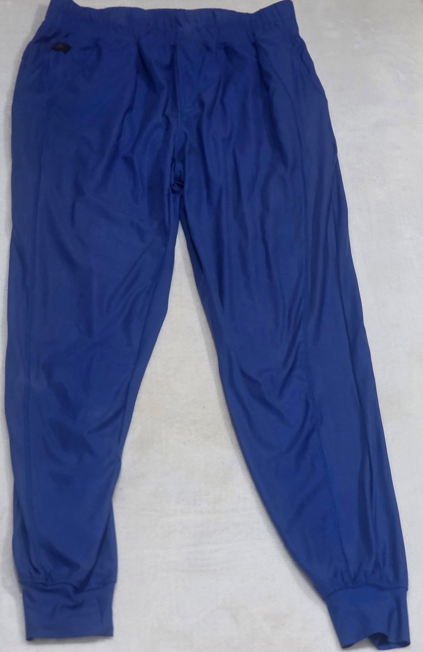 Medelita Modern Fit Cool Stretch Jogger Scrub Pants Womens Medium Royal Blue