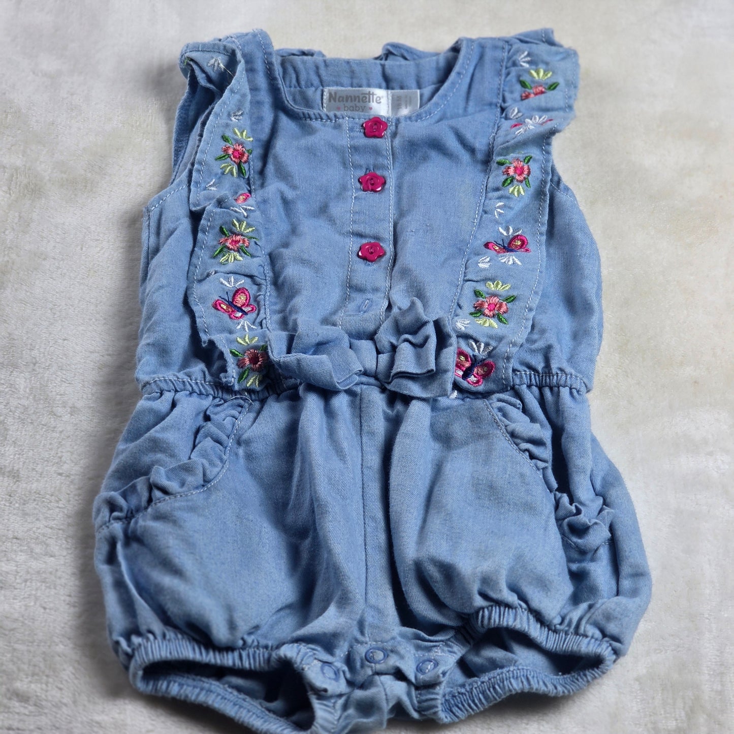 Girls Clothing Lot 18M Toddler Romper Shorts Jeans Leggings Tops Disney Baby