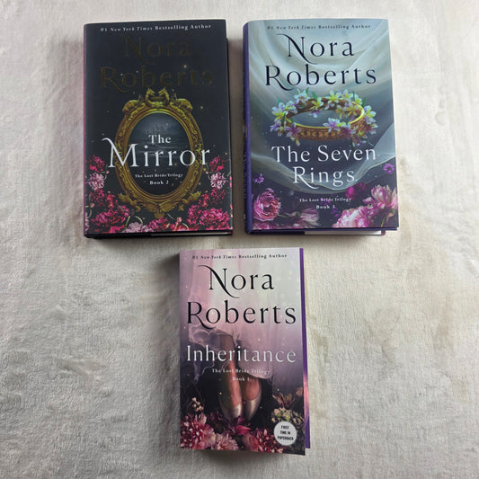 Nora Roberts Lost Bride Trilogy Complete Set 3 Books 1st Ed HC/PB Inheritance