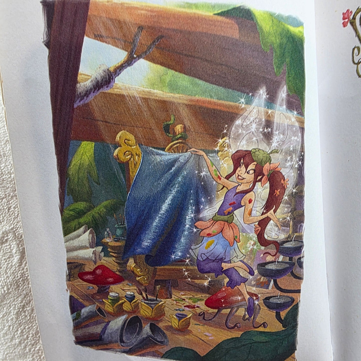 Disney Fairies A Masterpiece for Bess PB 2006 Lara Bergen Pixie Hollow Book