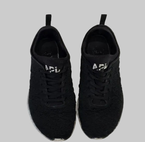 APL TechLoom Phantom Women’s 8.5 Black Knit Athletic Running Sneakers