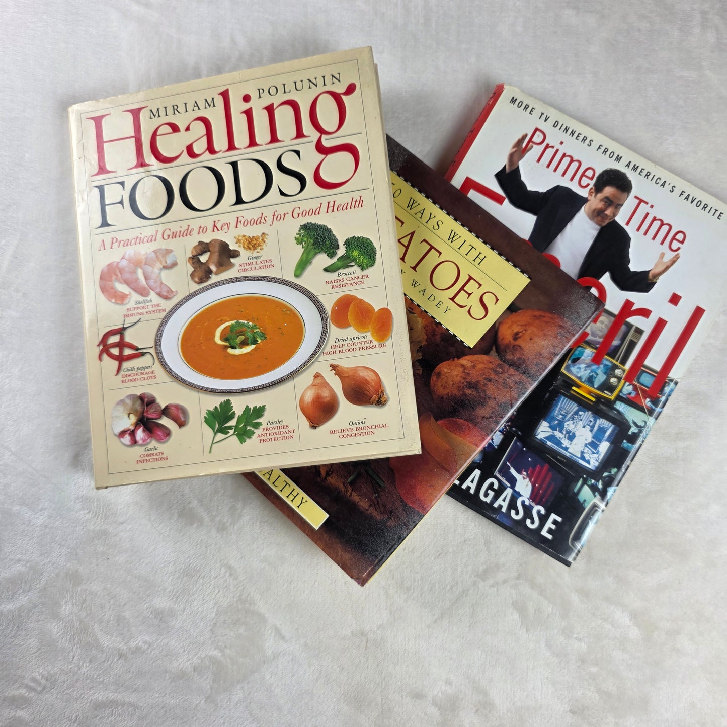 Vintage Cookbook Collection | Emeril Lagasse, Healing Foods & Potato Recipes
