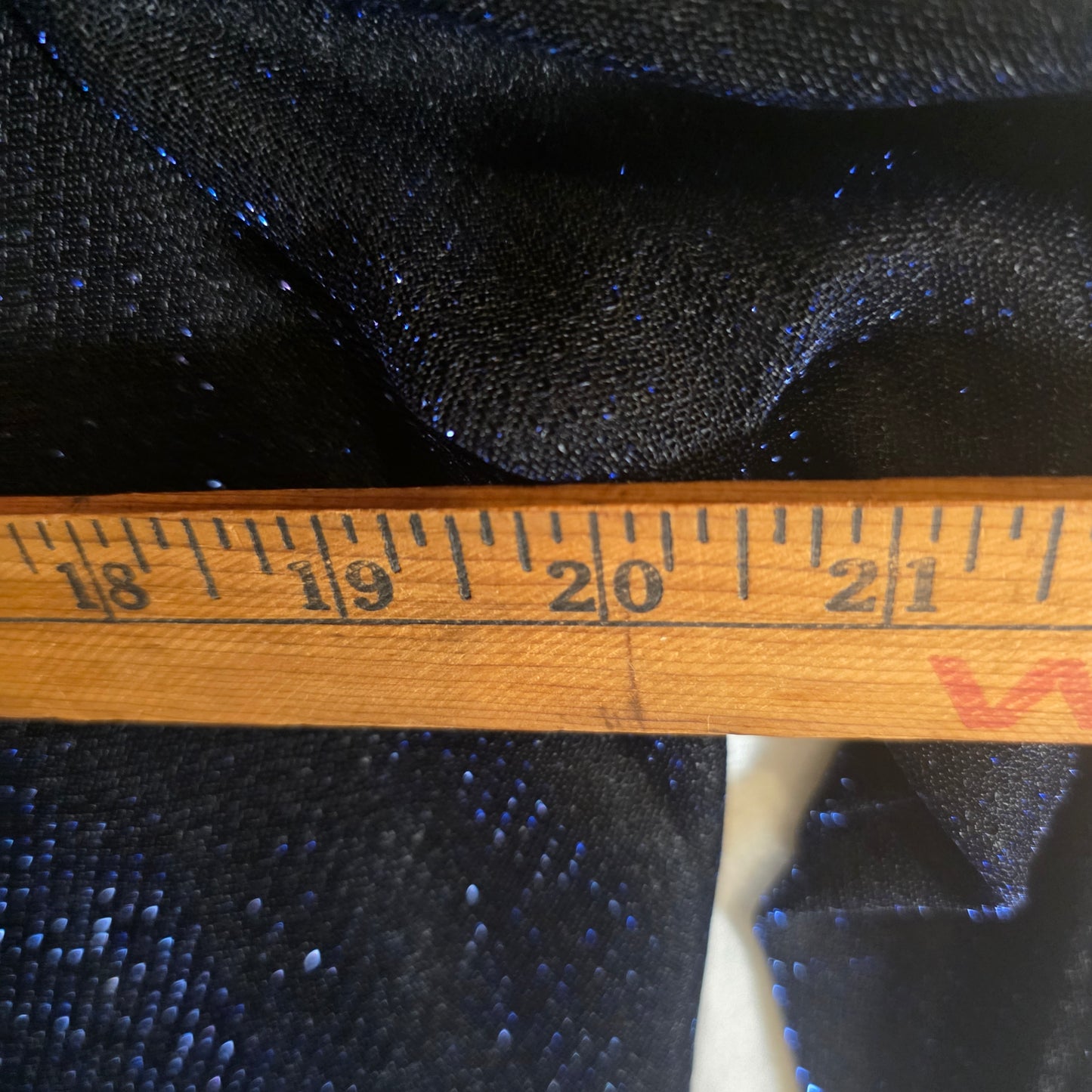 Vintage Sarade Nites 80’s Blue|Black Shimmering Jacket Made in USA Women’s Size 8