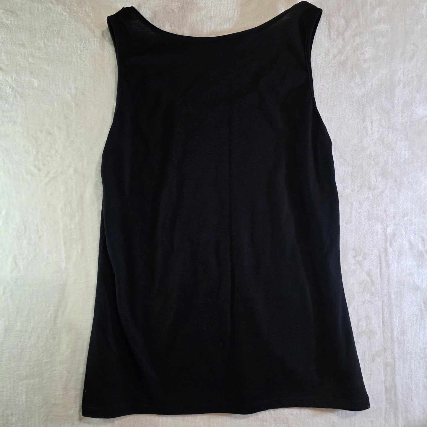 A New Approach A.N.A Tank Top Black with Sequins Women’s Size Petite PL