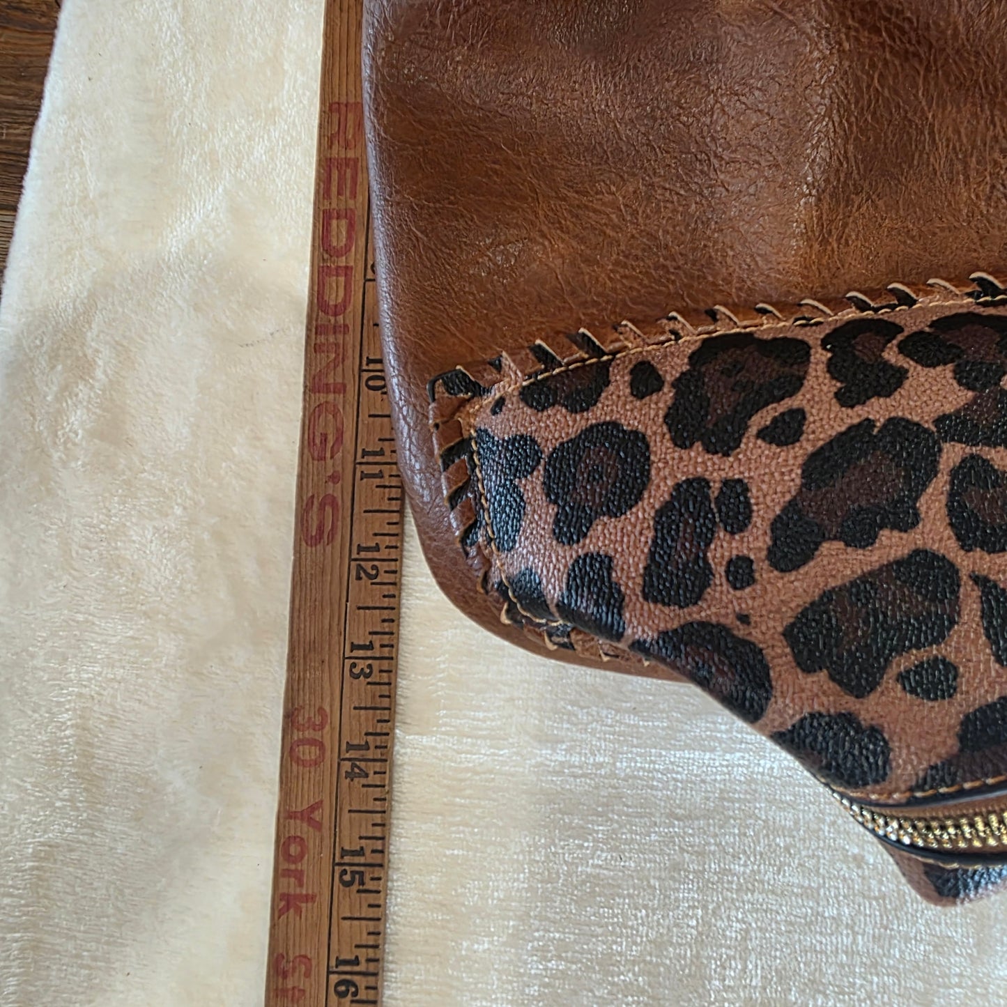 Deluxe Handbag Vegan Leather Animal Print Women's Purse Brown|Tan|Black|Leapord