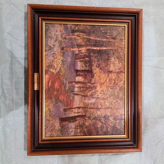 E.G. Warren Bluebell Woods Framed Print Wall Art  Vintage