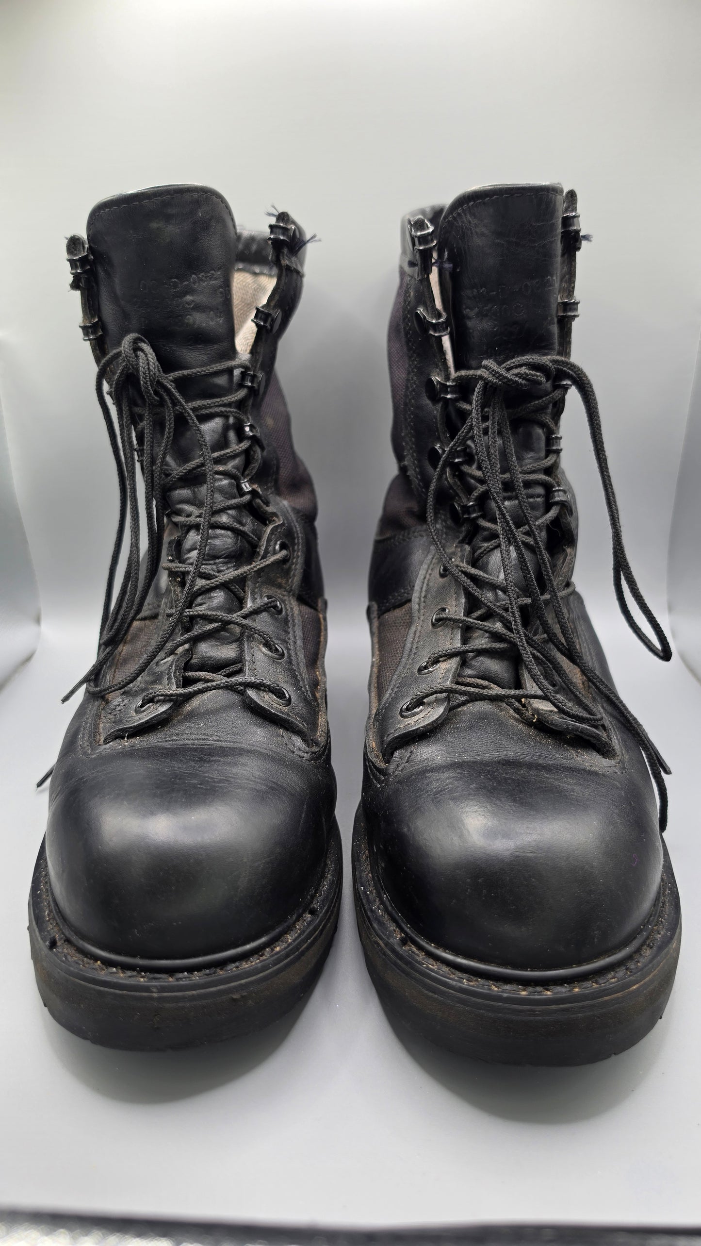 Bates Gore-Tex Military Combat Boots Black Vibram Sole Tactical Army Size Unknown
