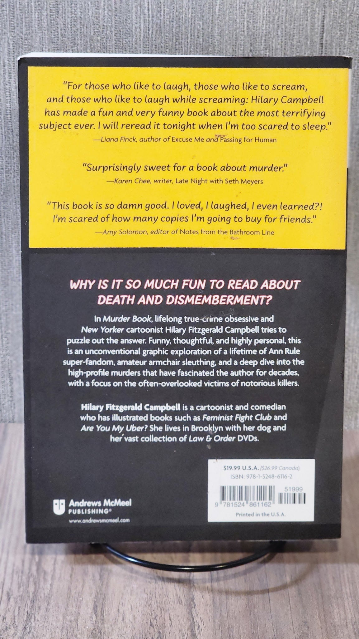 Murder Book, a graphic memoir of a true crime obsession by Hilary Fitzgerald Campbell
