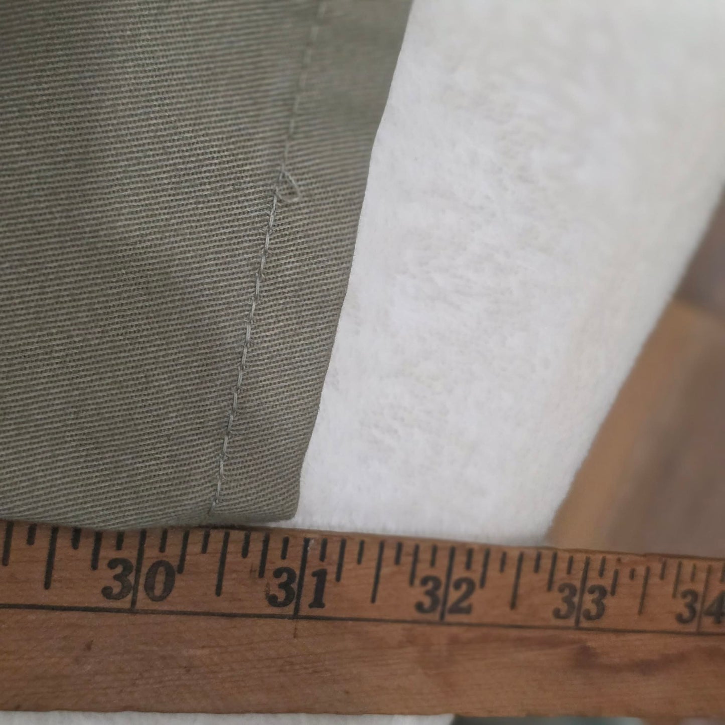 Haggar Men’s Khaki Dress Pants 38x31 | Pure Cotton Flat Front Slacks | Straight Leg
