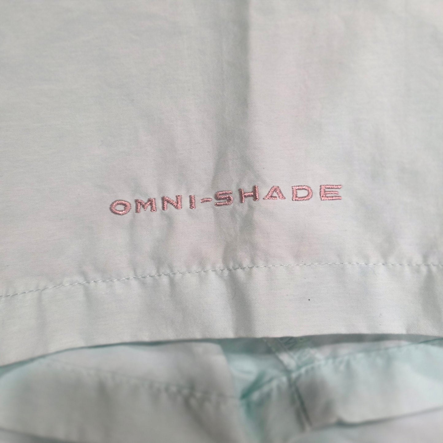 Columbia PFG Omni-Shade Fishing Shirt Men’s XXL Mint Short Sleeve Vented Outdoor