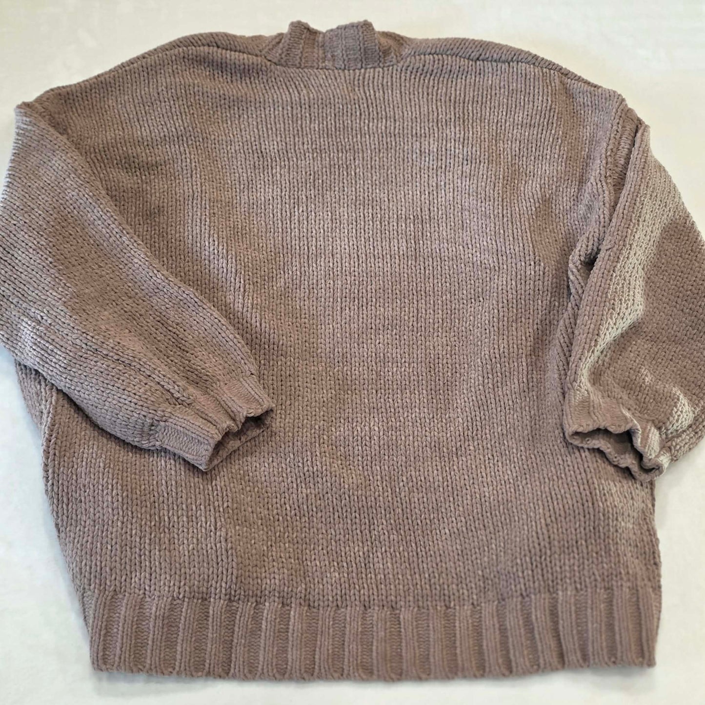 American Eagle Chunky Knit Open Front Cardigan Sweater w/ Pockets – Size Small