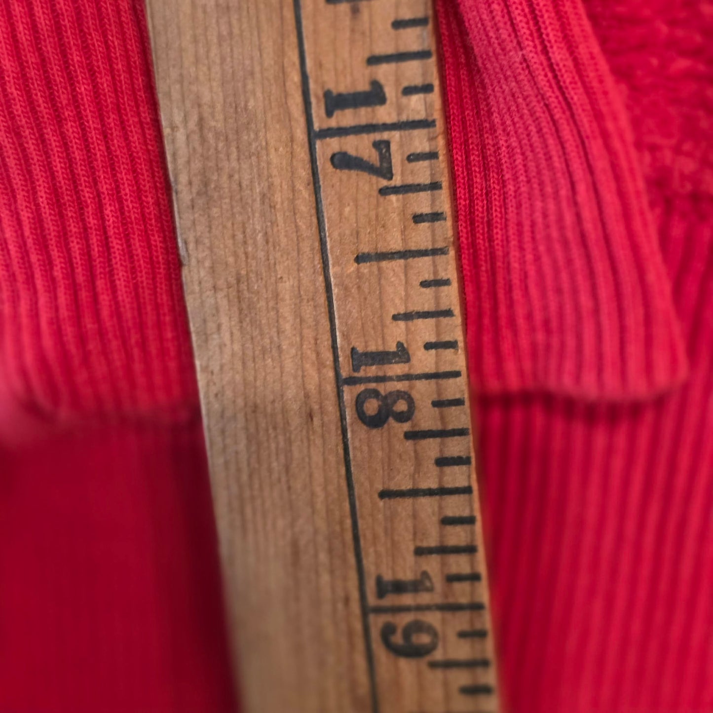 Aerie Red Sherpa Fleece Sweatshirt Side Slit Cozy Pullover “A Little Naughty”