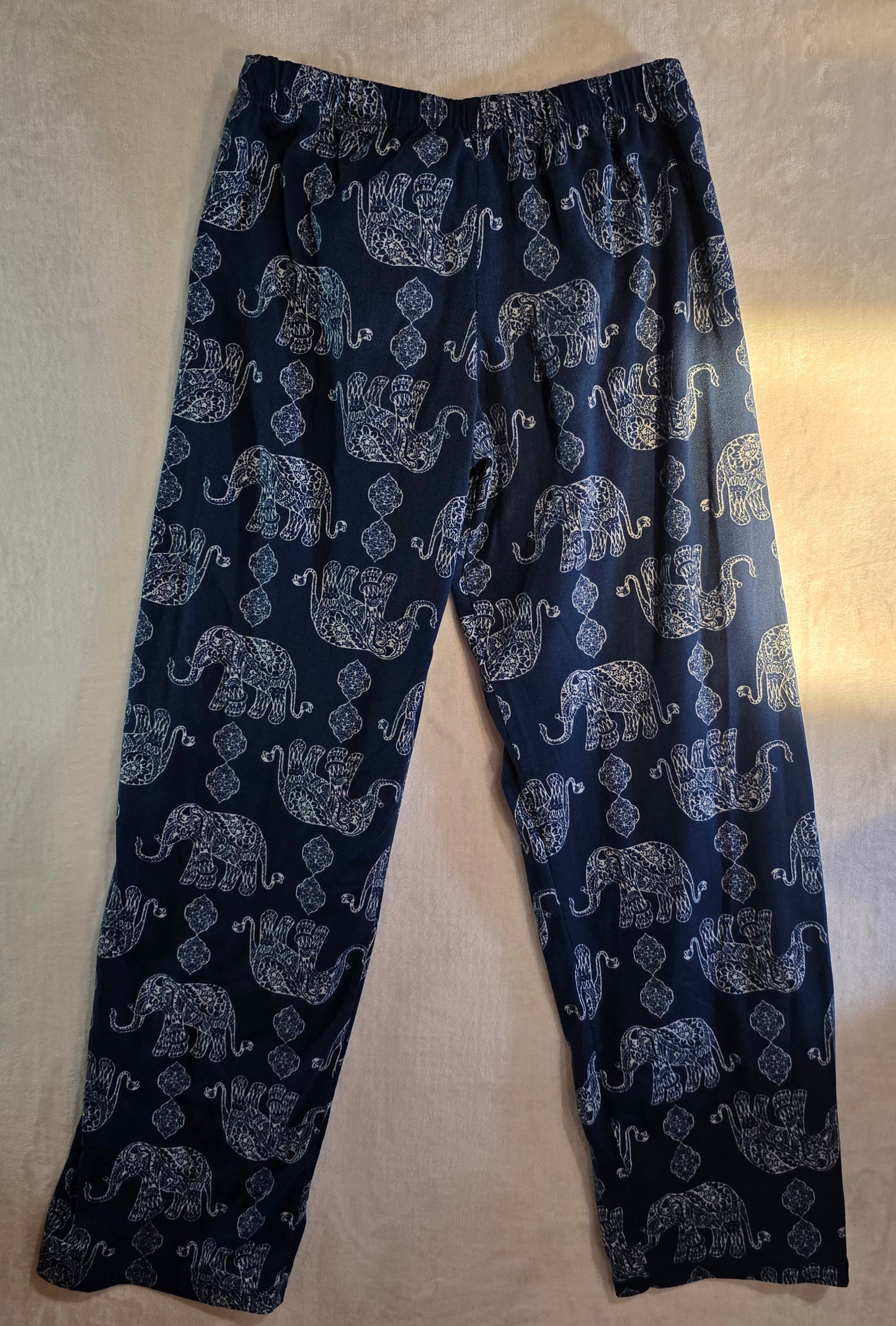 Bobby Brooks Sleepwear Women’s Size S Pajama Pants Elephant Pattern