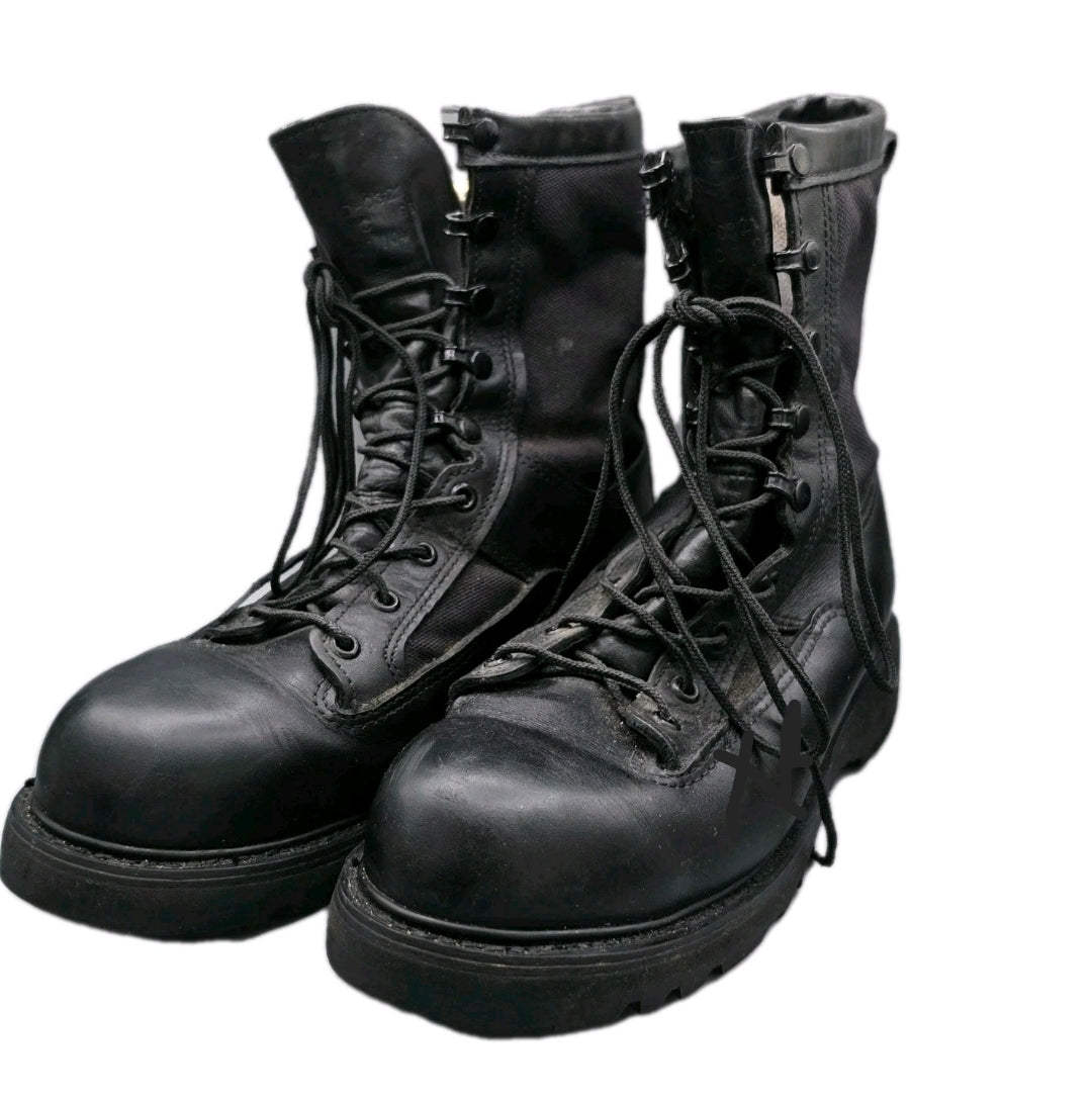 Bates Gore-Tex Military Combat Boots Black Vibram Sole Tactical Army Size Unknown