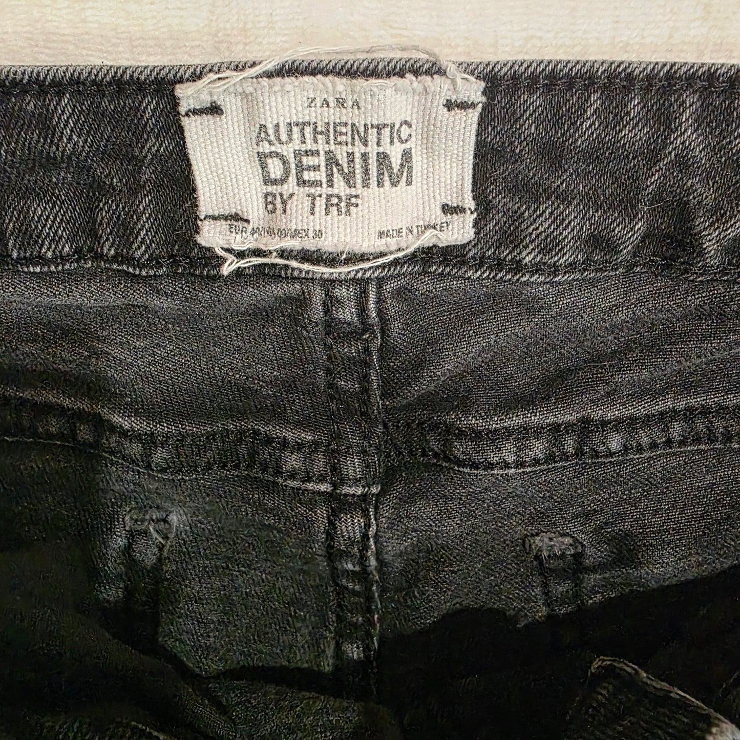 Zara Authentic Denim by TRF Women’s S 6 Jeans Distressed Black