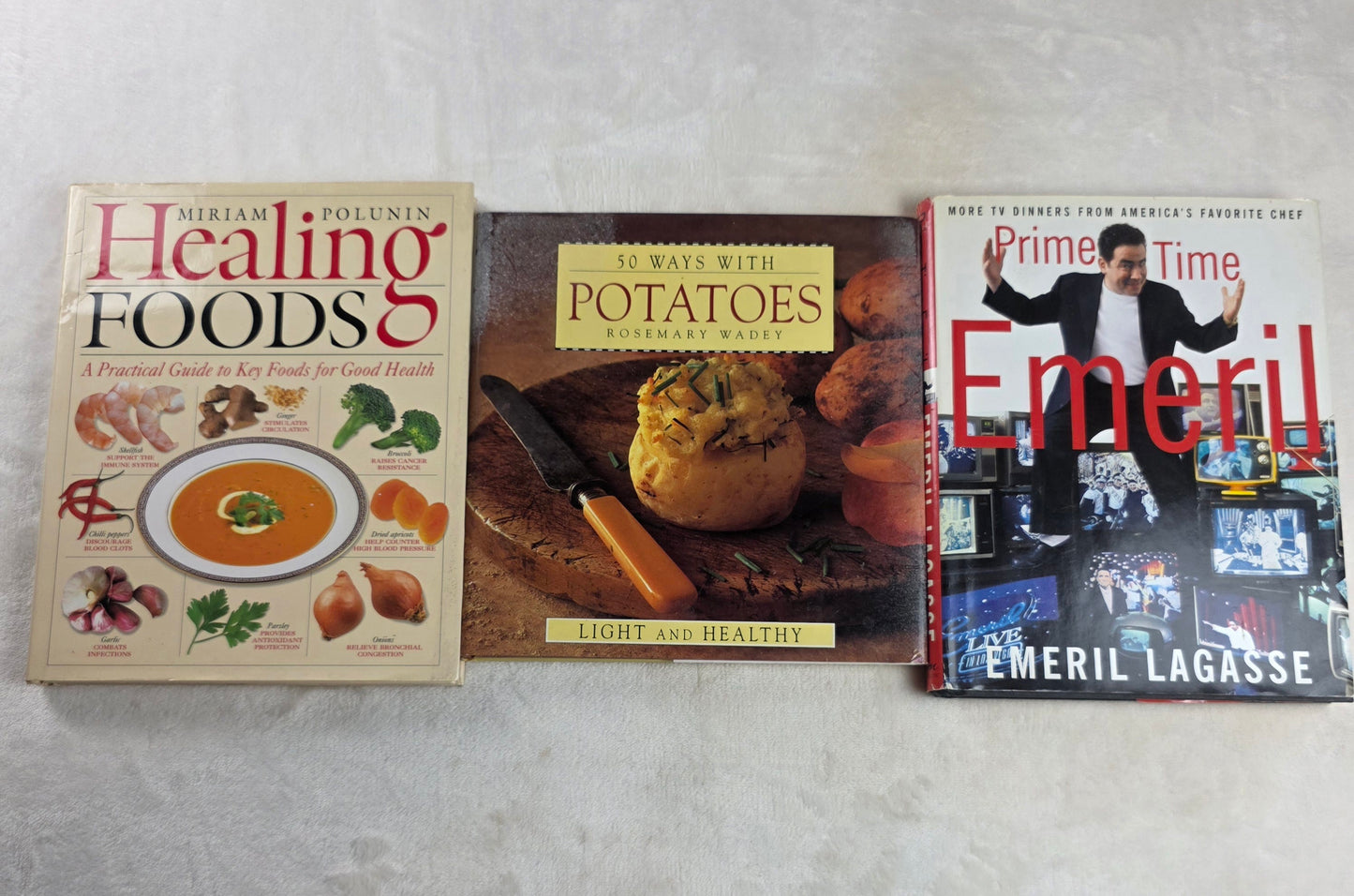 Vintage Cookbook Collection | Emeril Lagasse, Healing Foods & Potato Recipes