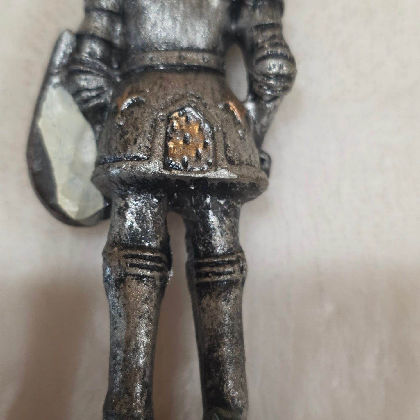 Set of 4 Medieval Knight Figurines – Hand Painted Armor Soldiers