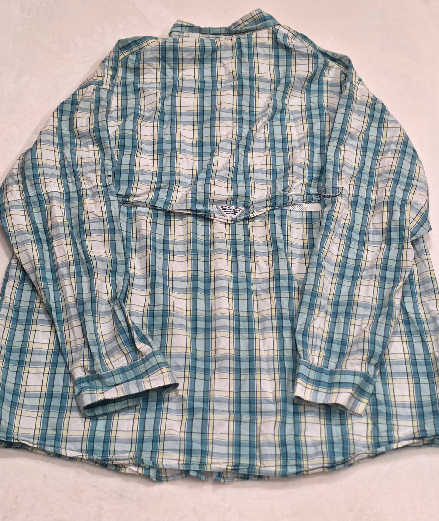 Lot of 3 Columbia PFG Men’s XXL Fishing Shirts Vented Long Sleeve Outdoor