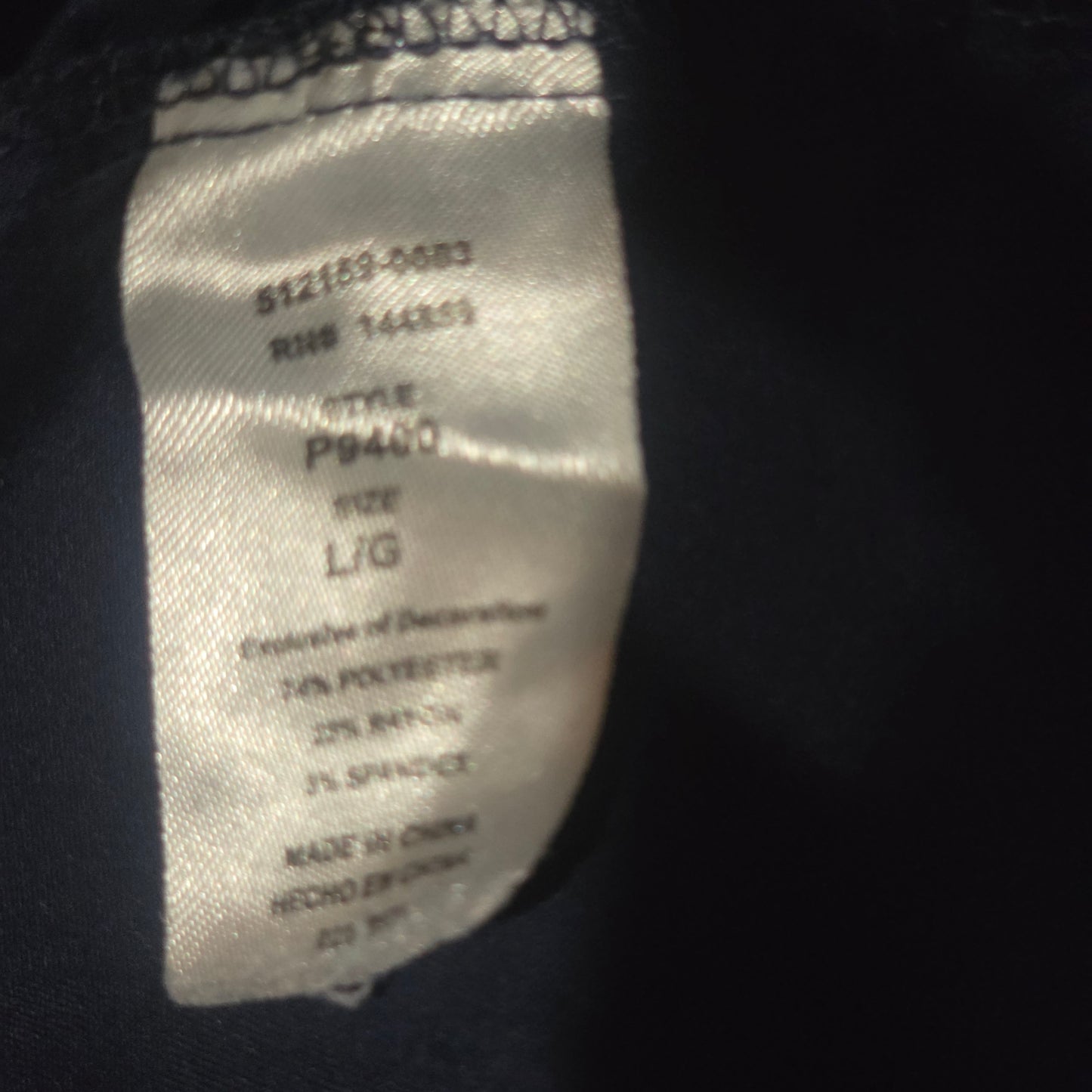 Adar Pro Scrub Bundle Large Navy 1 Top 2 Pants Stretch Medical Uniform Set