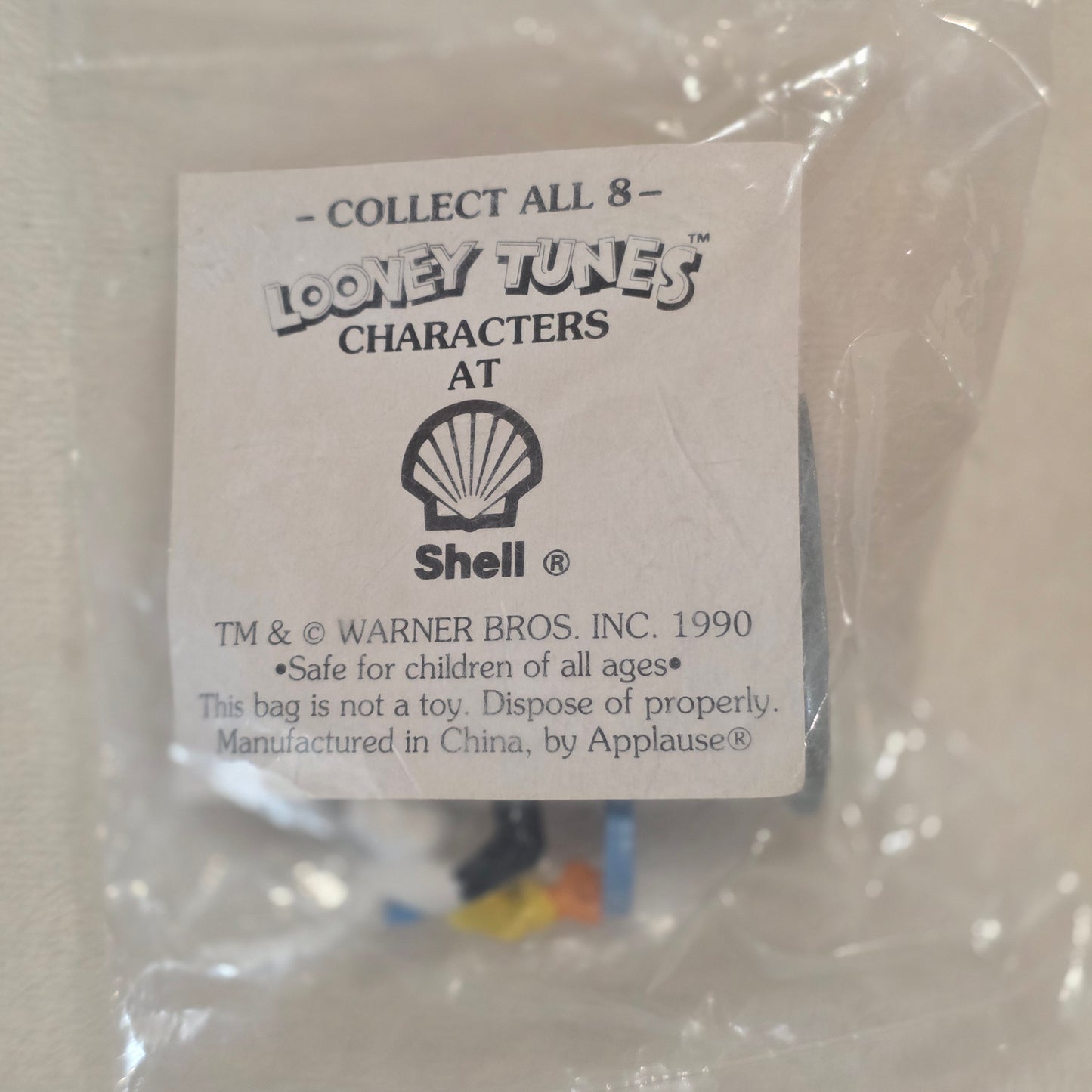 Vintage Looney Tunes Sylvester & Tweety Shell Gas Collectible Figurine Toy 1990 WB NIP